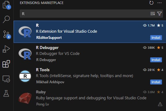 Image depicting R VS Code Plugins